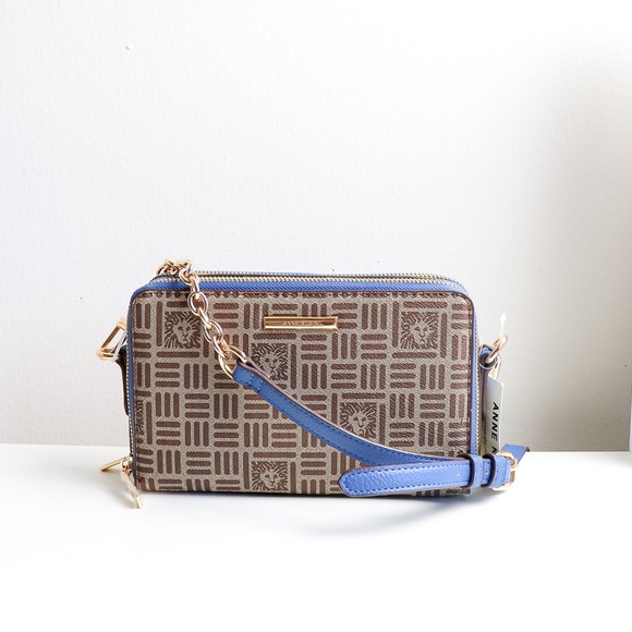 Anne Klein Double Zip Crossbody Handbag . NWT! - Picture 3 of 6